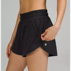 NWOT lululemon track that high rised lined short